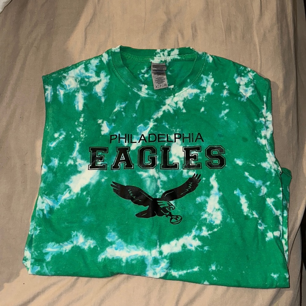 Philadelphia eagles tie dye t shirt